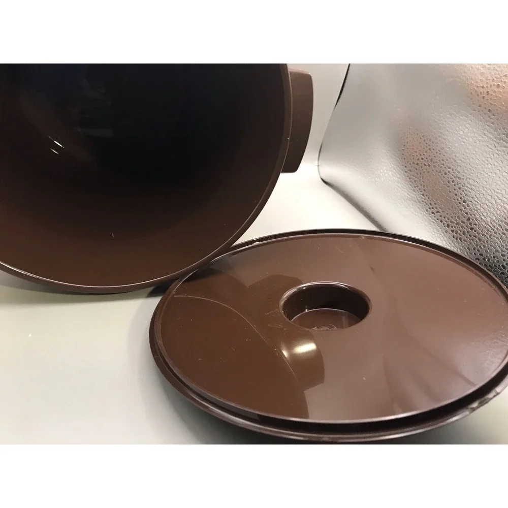 Ice Bucket And Pitcher Wood grain Look Pitcher Marked Thermo-Serv Bucket Unmarke